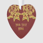 Vintage bestickte Gold Thread angepasst oder Ornament (Vorderseite)