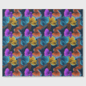 Vintage-Beta-Fisch-Muster Geschenkpapier (Flach)