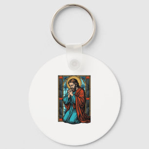 Vintage betende religiöse Figur Vektor-Shirt Desi Schlüsselanhänger