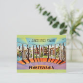 Vintage Bethlehem PA Postkarte (Stehend Vorderseite)
