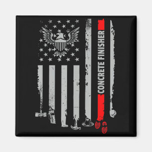 Vintage Betonfinish Usa-Flagge Amerikanische Flagg Magnet
