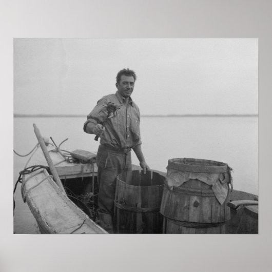 Vintage Betriebssicherheitsprüfung Poster (Vorne)