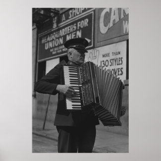 Vintage Betriebssicherheitsprüfung Poster