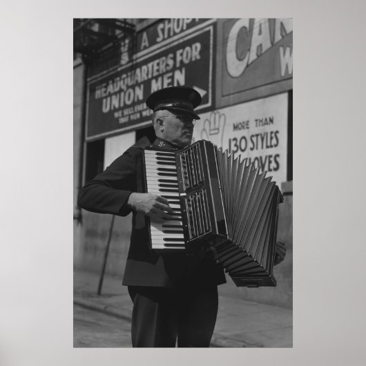 Vintage Betriebssicherheitsprüfung Poster (Vorne)