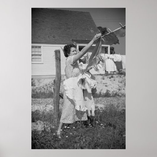 Vintage Betriebssicherheitsprüfung Poster (Vorne)