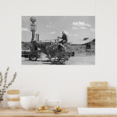 Vintage Betriebssicherheitsprüfung Poster (Küche)