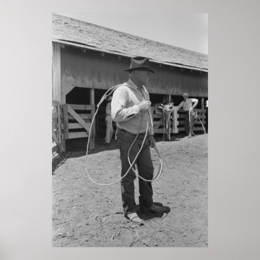 Vintage Betriebssicherheitsprüfung Poster (Vorne)