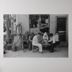 Vintage Betriebssicherheitsprüfung Poster