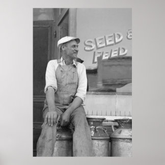 Vintage Betriebssicherheitsprüfung Poster