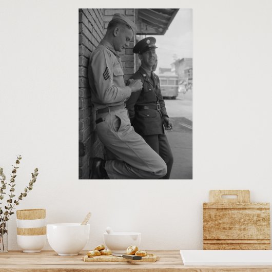 Vintage Betriebssicherheitsprüfung Poster (Küche)