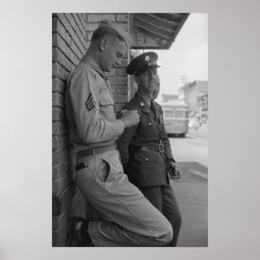 Vintage Betriebssicherheitsprüfung Poster (Vorne)