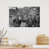 Vintage Betriebssicherheitsprüfung Poster (Küche)