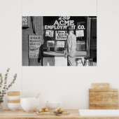 Vintage Betriebssicherheitsprüfung Poster (Küche)