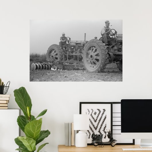 Vintage Betriebssicherheitsprüfung Poster (Heimbüro)