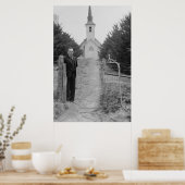 Vintage Betriebssicherheitsprüfung Poster (Küche)