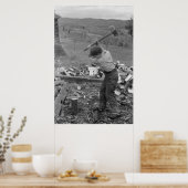 Vintage Betriebssicherheitsprüfung Poster (Küche)