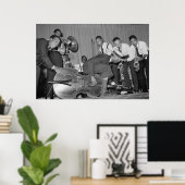 Vintage Betriebssicherheitsprüfung Poster (Heimbüro)