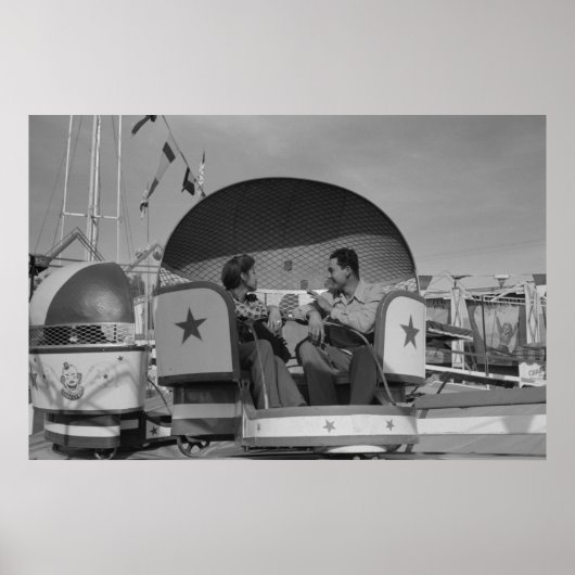 Vintage Betriebssicherheitsprüfung Poster (Vorne)