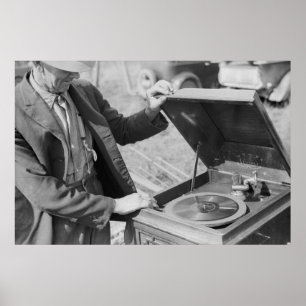 Vintage Betriebssicherheitsprüfung Poster