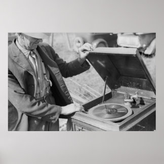 Vintage Betriebssicherheitsprüfung Poster