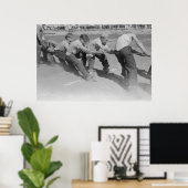 Vintage Betriebssicherheitsprüfung Poster (Heimbüro)