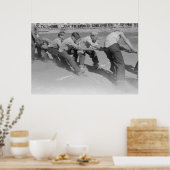 Vintage Betriebssicherheitsprüfung Poster (Küche)