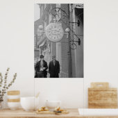 Vintage Betriebssicherheitsprüfung Poster (Küche)