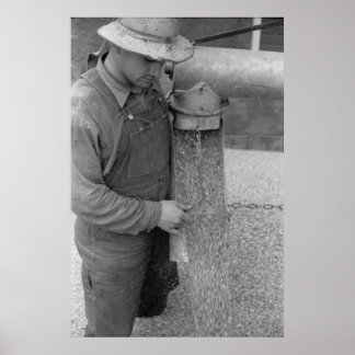 Vintage Betriebssicherheitsprüfung Poster