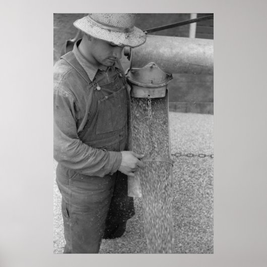 Vintage Betriebssicherheitsprüfung Poster (Vorne)