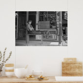 Vintage Betriebssicherheitsprüfung Poster (Küche)