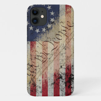 Vintage Betsy-Ross-Amerikanische Flagge Case-Mate iPhone Hülle