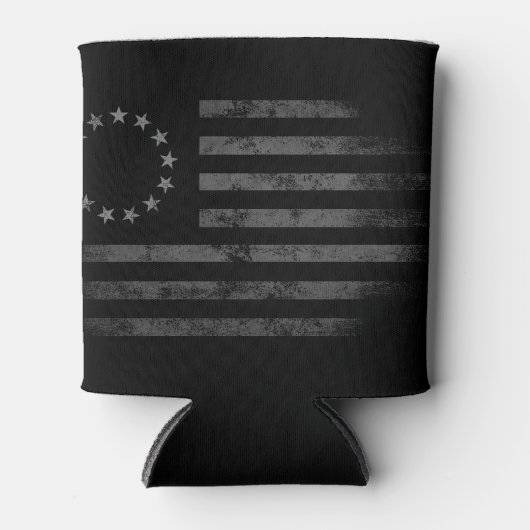 Vintage Betsy-Ross-Flagge Dosenkühler (Vorderseite)