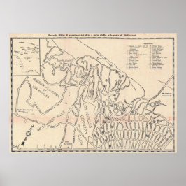 Vintage Beverly Hills Map Poster 1930