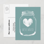 Vintage, bewegliche Postkarten mit rustikalem Maso (Vorne/Hinten)