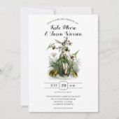 Vintage bezaubernde Gartenmärsche Einladung (Vorderseite)