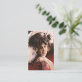 Vintage bezaubernde Geschäfts-Karte Visitenkarte (Stehend Vorderseite)