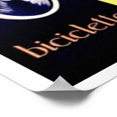 Vintage Bianchi Bicycle Ad Poster (Ecke)