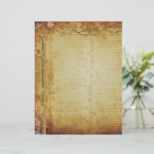 Vintage-Bibel-Seite