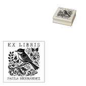 Vintage Bibliothek Ex Libris Bird Gummistempel (Stempel)