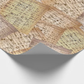 Vintage Bibliothek Geschenkpapier (Ecke)