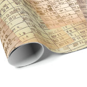 Vintage Bibliothek Geschenkpapier (Rolleneckpunkt)