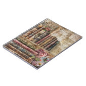 Vintage Bibliothek Notizblock (Linke Seite)