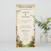 Vintage Bibliothek Storybook Programm (Stehend Vorderseite)