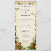 Vintage Bibliothek Storybook Programm (Vorderseite)