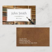 Vintage Bibliotheken Editor Visitenkarte (Vorne/Hinten)