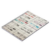 Vintage Bibliotheks-Abgabefrist-Karten Notizblock (Linke Seite)