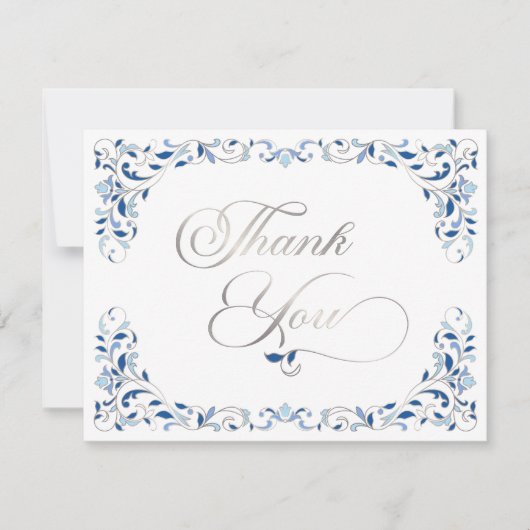 Vintage Bibliotheksbücherei Märchenmesse Dankeskarte (Vorderseite)