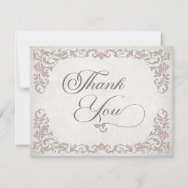 Vintage Bibliotheksbücherei Märchenmesse Dankeskarte