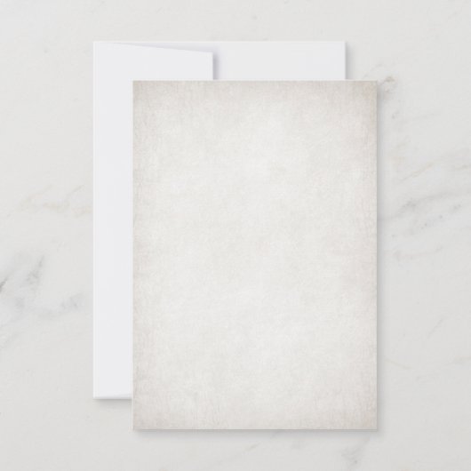 Vintage Bibliotheksbücherei Märchenmesse RSVP Karte (Rückseite)