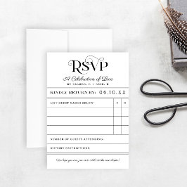 Vintage Bibliothekskarte Hochzeitskarte RSVP